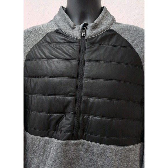 Adidas Golf Climaheat Competition Quilted Half Zip Jacket Mens Size L Grey NWT - Picture 1 of 5